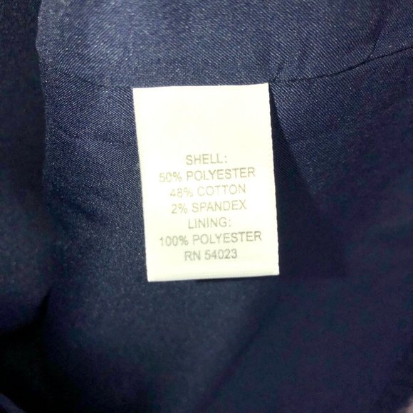 Banana Republic Women Textured Navy Sheath Dress Size 12 - Picture 7 of 11